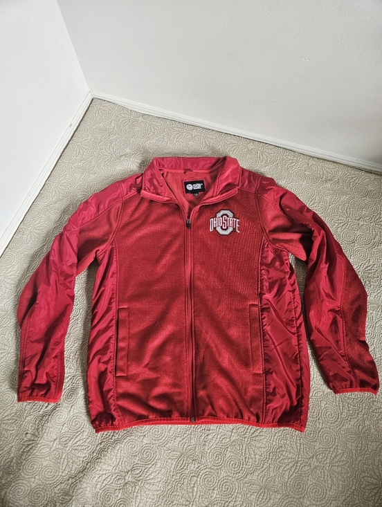 collegiate licensed product Other - Red Buckeye Zip Up Jacket Men's Large
